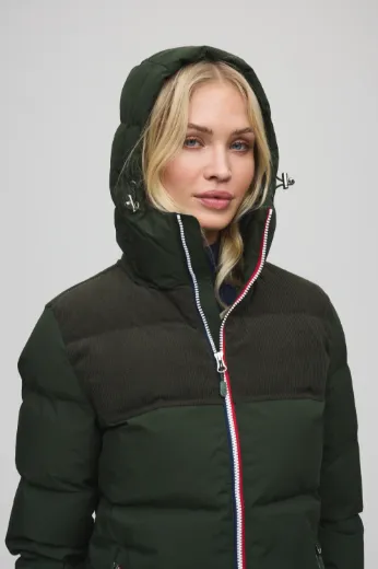 Bilde av Les Arcs Adeline cord jacket W Deep Forest